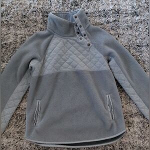 Abercrombie & Fitch Kids Gray Quilted Sweatshirt